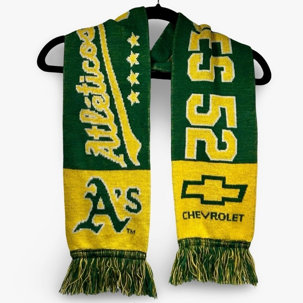 Oakland A's Yoenis‎ Cespedes #52 Scarf MLB Baseball Spanish Chevrolet Athletics